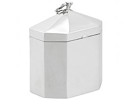 Antique Sterling Silver Tea Caddy