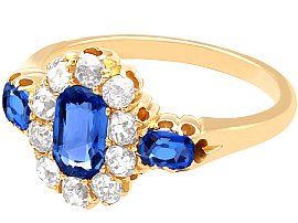 sapphire diamond ring