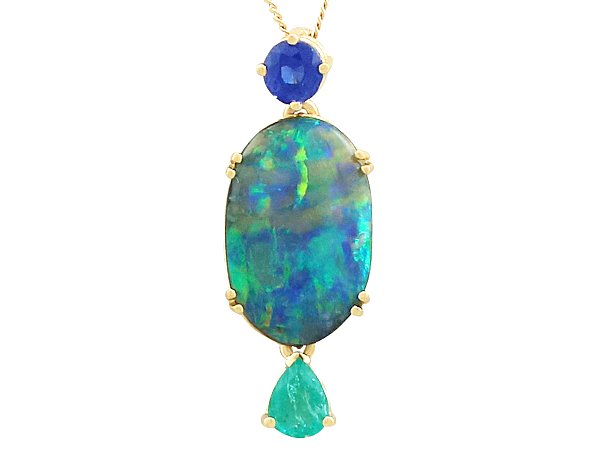Vintage opal pendant - Monte Cristo