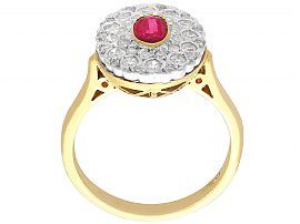 1950's Ruby and Diamond Ring