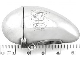 Sterling Silver Vesta Case Size