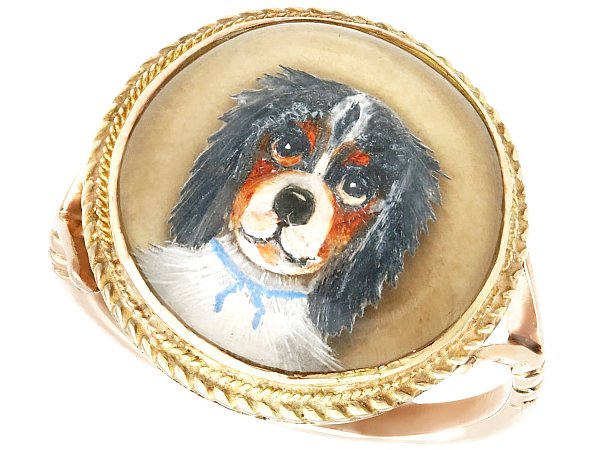 Antique Dog Ring