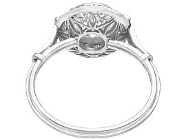 Platinum and Diamond Halo Ring