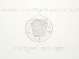 Sterling Silver Cigarette Box by Padgett & Braham Ltd - Vintage (1965)