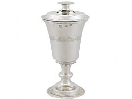Sterling Silver Communion Chalice and Paten - Antique Elizabethan (1569)