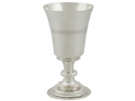 Sterling Silver Communion Chalice and Paten - Antique Elizabethan (1569)