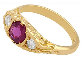 ruby ring from 1940s