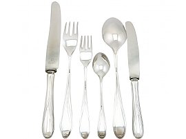 German Silver Canteen of Cutlery for Six Persons - Vintage Circa 1960
