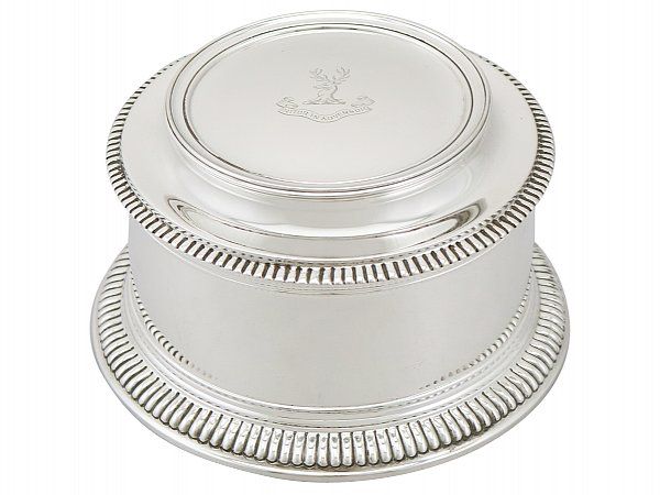 Sterling Silver Toilet Box