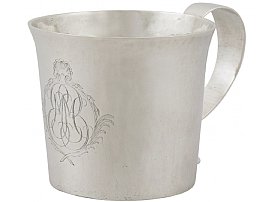 Sterling Silver Child's Mug - Antique Charles II (1673)