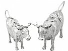 Continental Silver Cow Creamers - Antique Circa 1880