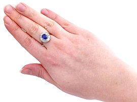 Unheated Sapphire Ring