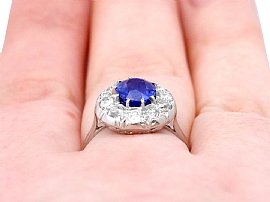 Unheated Sapphire Ring