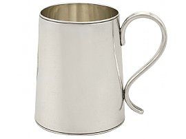 Ladies Antique Silver Mug