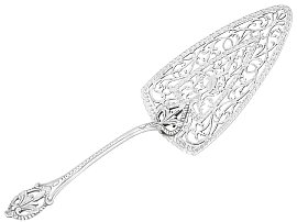 Sterling Silver Fish Slice / Pudding Trowel - Antique George III (1770)