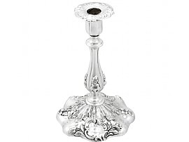 Sterling Silver Taperstick - Antique Victorian (1846); A9535