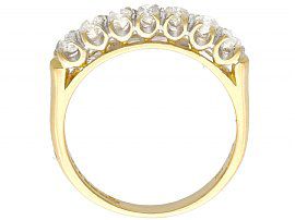 7 Diamond Half Eternity Ring