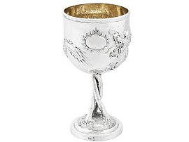 Chinese Silver Goblet 