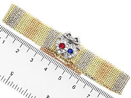 Victorian Mesh Bracelet Ruler 