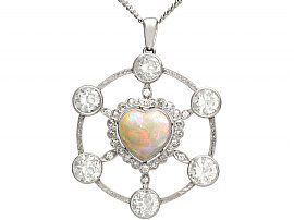 Heart Opal Pendant 
