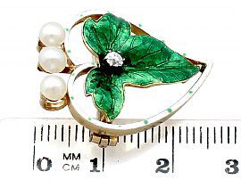 Victorian Diamond and Pearl Pendant