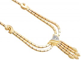 Art Deco Gold Necklace