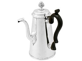 Sterling Silver Coffee Pot - Antique Victorian (1891)