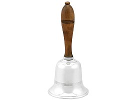 Sterling Silver Table Bell - Antique George V (1925); A9687
