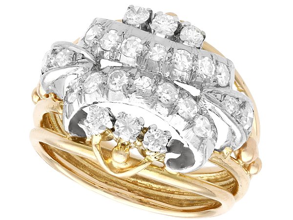 1950s diamond dress ring