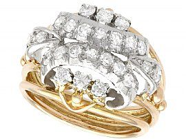 1950s diamond dress ring