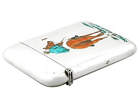 Sterling Silver and Enamel Card Case