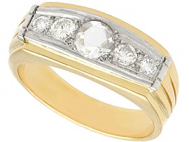 Vintage Rose Cut Diamond Ring