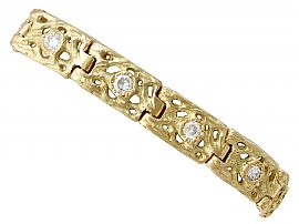 18ct Gold and Diamond Bracelet 