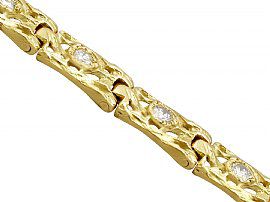 18ct Gold and Diamond Bracelet 