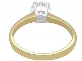 Contemporary Yellow Gold Diamond Solitaire