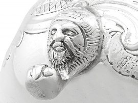 George III Silver Cream Jug Decoration 