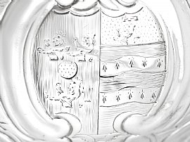 George III Silver Cream Jug Detail 