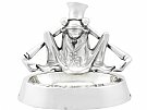 Sterling Silver 'Frog' Inkwell - Antique Edwardian (1904)