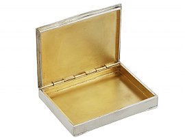 German Silver and Enamel Box