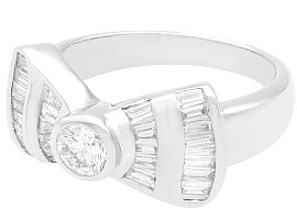 Vintage Diamond Bow Ring
