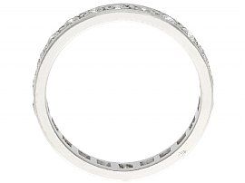 platinum full diamond eternity ring for sale