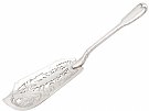 Sterling Silver Fish Slice / Server by Paul Storr - Antique George III