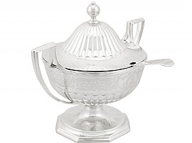 Antique Sauce Tureens in Sterling Silver