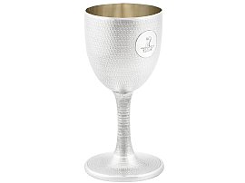 Silver Wine Goblets Engraved