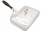 Sterling Silver Cheese Toaster Dish - Antique George IV
