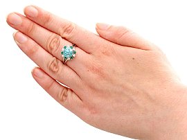 Unusual Zircon Ring Wearing