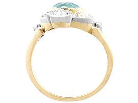aquamarine dress ring