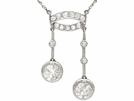 Antique Diamond Pendants & Necklaces