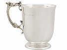 Irish Sterling Silver Mug - Antique Edwardian (1902)