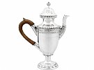 German Silver Coffee Pot - Antique 1743